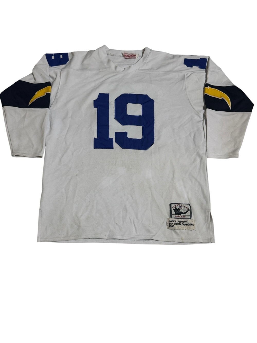 Lance Alworth San Diego Chargers White Mitchell & Ness Jersey Men’s